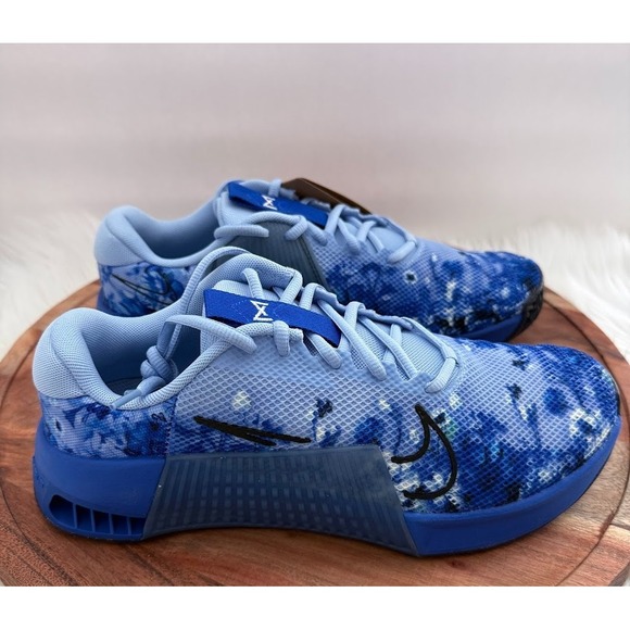 Nike Metcon 9 AMP Men's Size‎ 9 Aluminum/Black-Racer Blue HJ6008 400 New